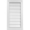 Ekena Millwork Vertical Surface Mount PVC Gable Vent: Functional, w/ 2"W x 2"P Brickmould Sill Frame, 14"W x 26"H GVPVE14X2603SF - alternate 1